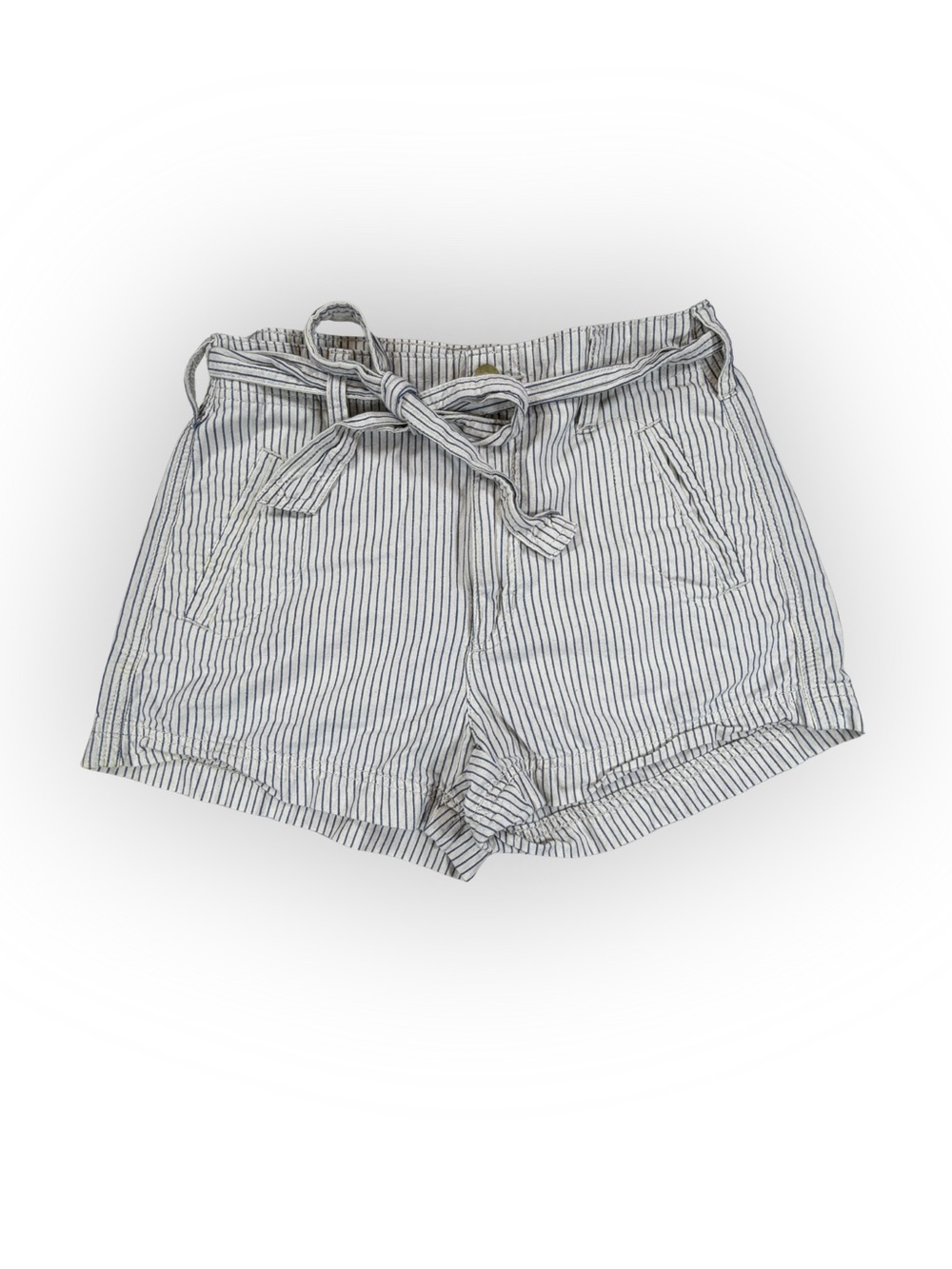 Women’s American Eagle Outfitters Striped Tie-Waist High Waist Shorts Size 2